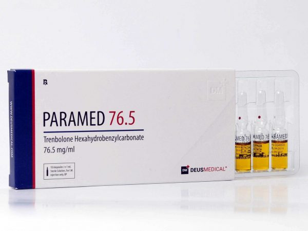 PARAMED 76.5 (TRENBOLONHEXAHYDROBENZYLCARBONAT) DEUS MEDICAL 76,5mg/ml 10 Ampullen